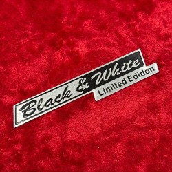İthal Metalize Black&White Limited Edition 15 CM